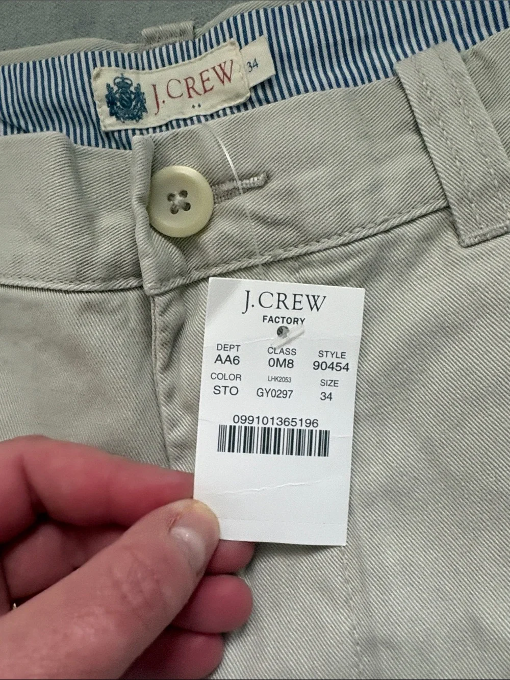 J. Crew Men’s Khaki Chino Shorts - Light Beige